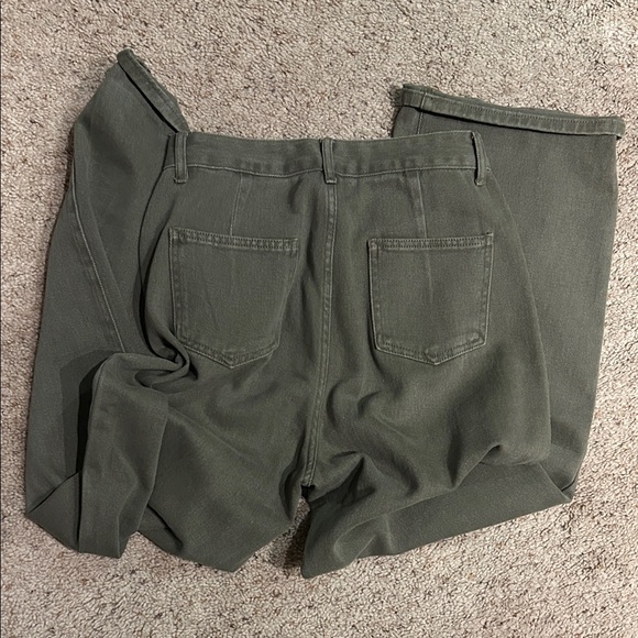 Commense Olive Wide Leg Jeans - Picture 6 of 6